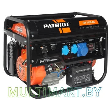 Бензиновый генератор Patriot GP 7210AE